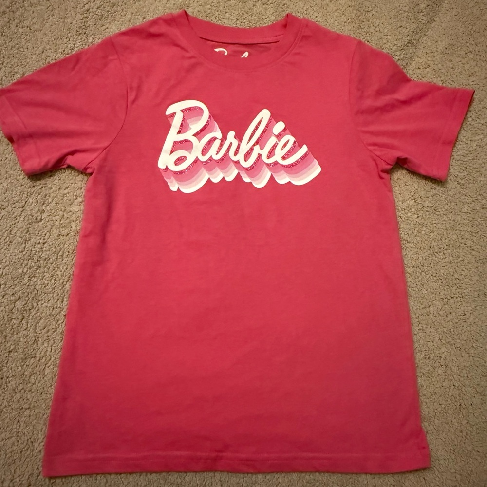 Mattel Pink Barbie Short Sleeve Tee